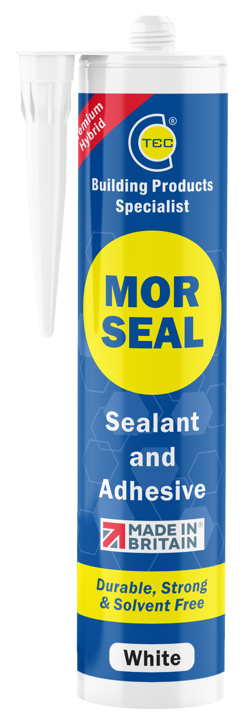 Morseal White Premium Hybrid Sealant & Adhesive - 290ml