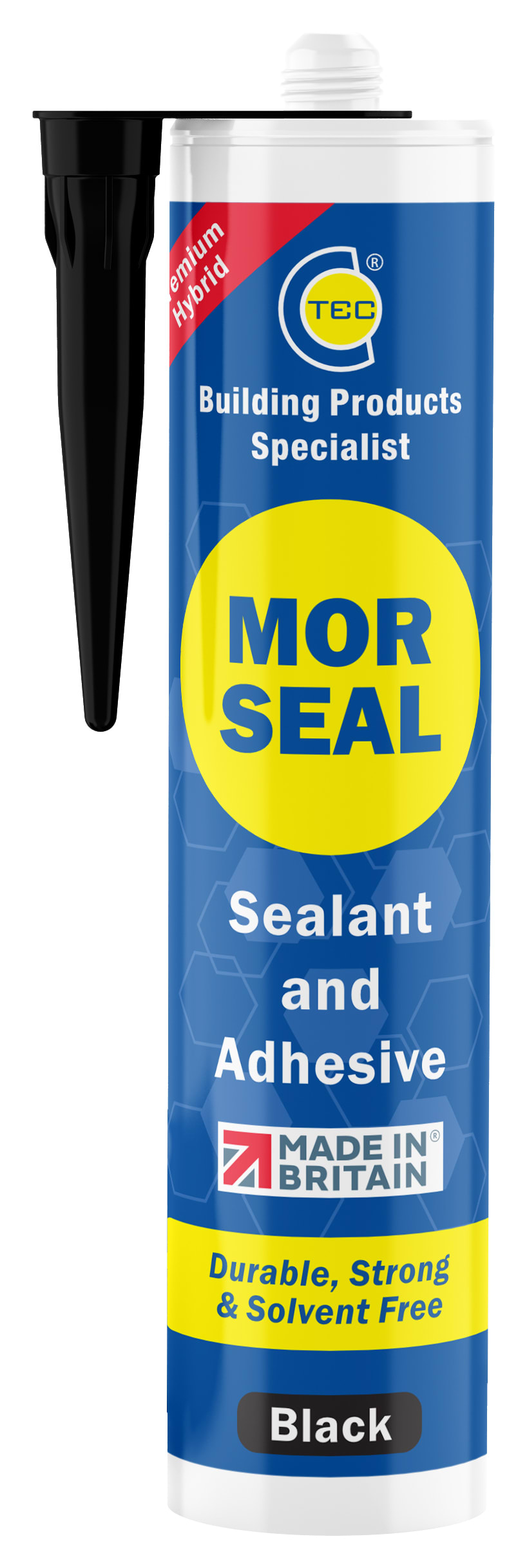 Morseal Black Premium Hybrid Sealant & Adhesive -