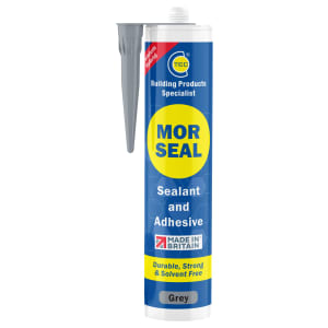 Morseal Grey Premium Hybrid Sealant & Adhesive - 290ml