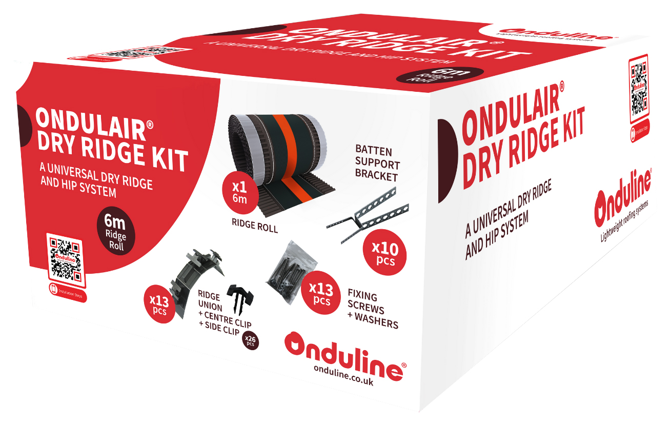 Onduline Ondulair Dry Ridge Kit - 6m