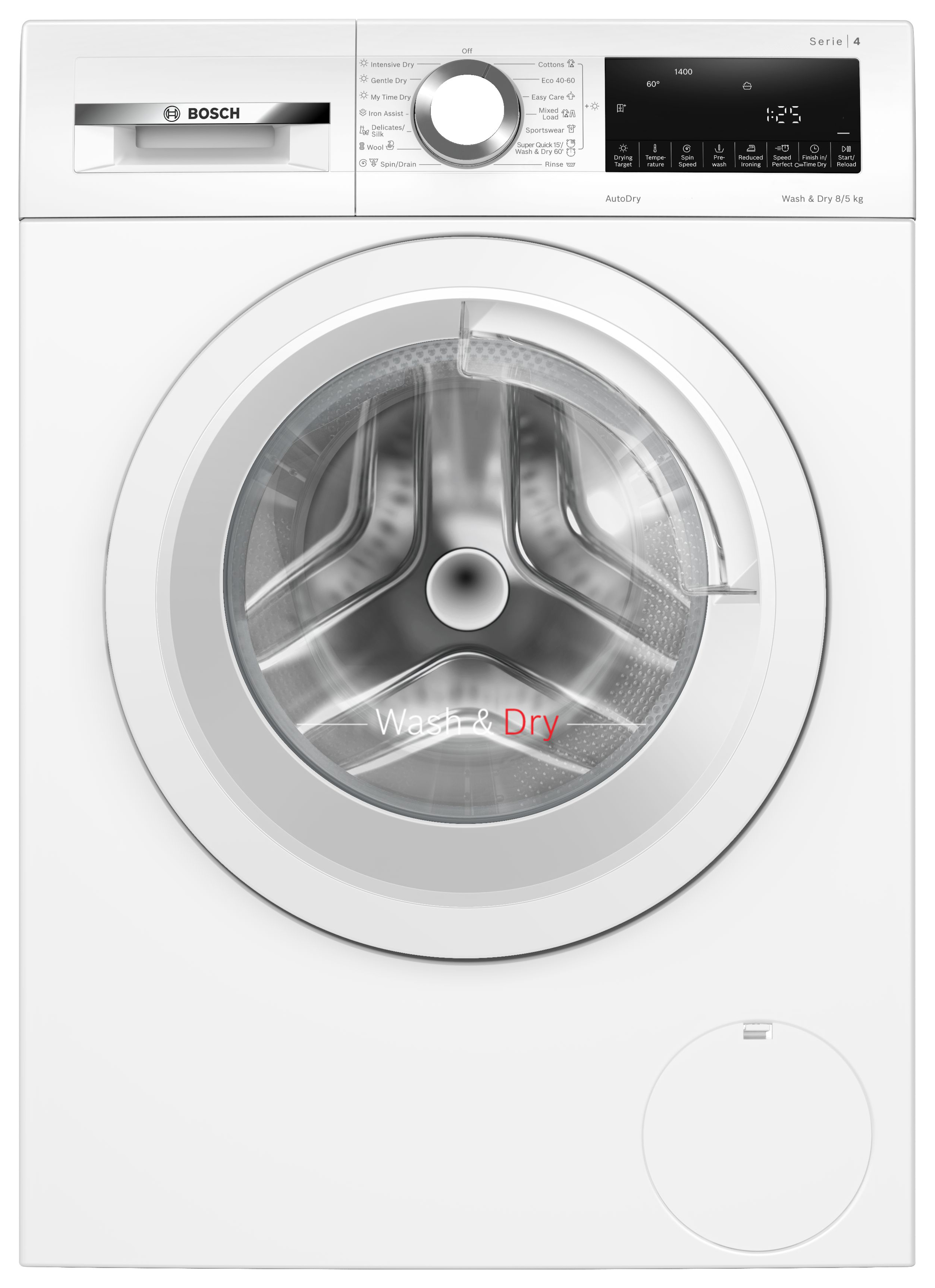 Bosch Series 4 WNA134U8GB 8kg / 5kg Washer Dryer - White