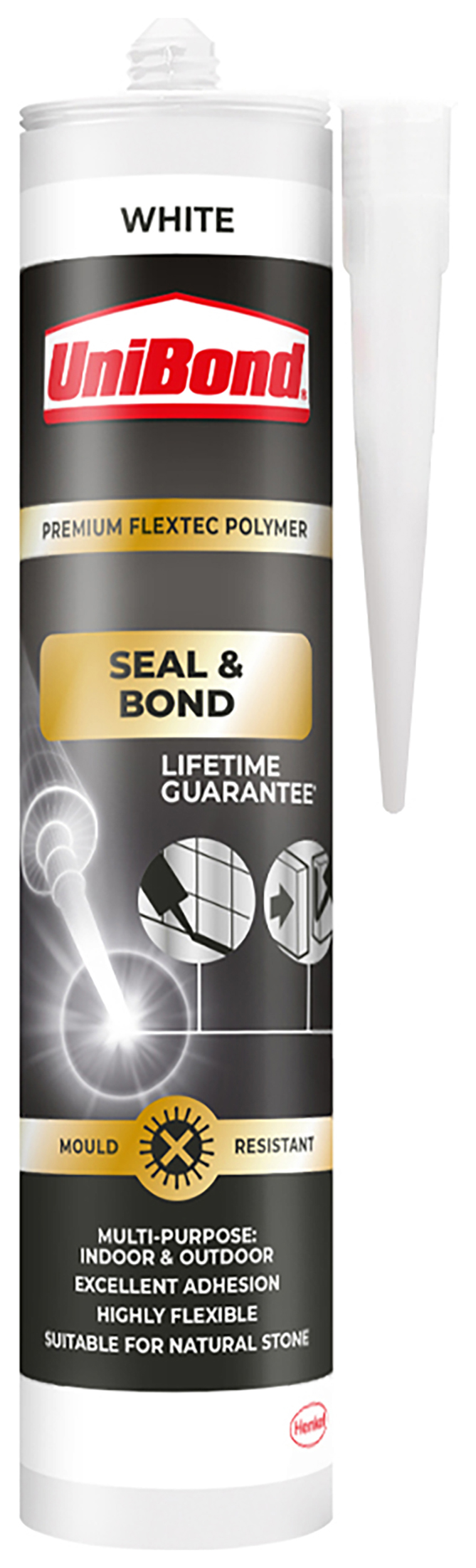UniBond White Seal & Bond Hybrid Sealant - 389g