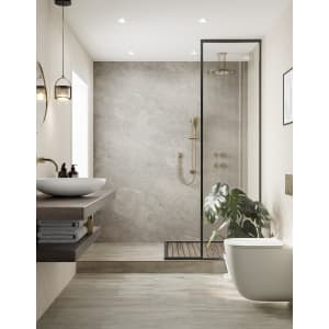 Multipanel Pure Unlipped Valmasino Marble Shower Panel - 2400 x 1200 x 11mm