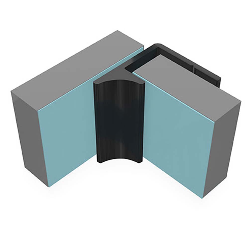 Multipanel Type Y Black Last Corner - 2450mm