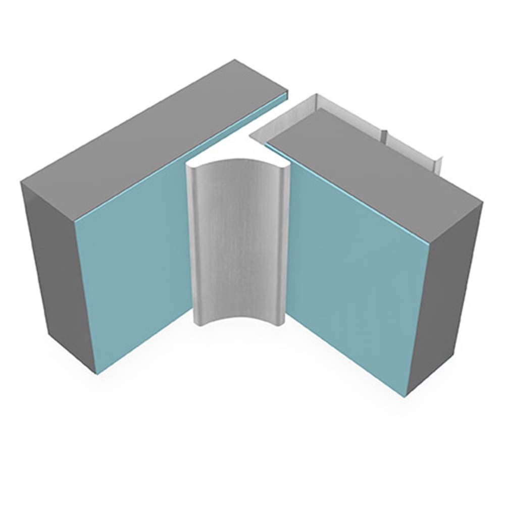 Multipanel Type Y Satin Anodised Last Corner - 2450mm