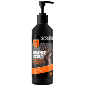 SCRUBB Orange Scrub Heavy Duty Beaded Hand Cleaner - 1L