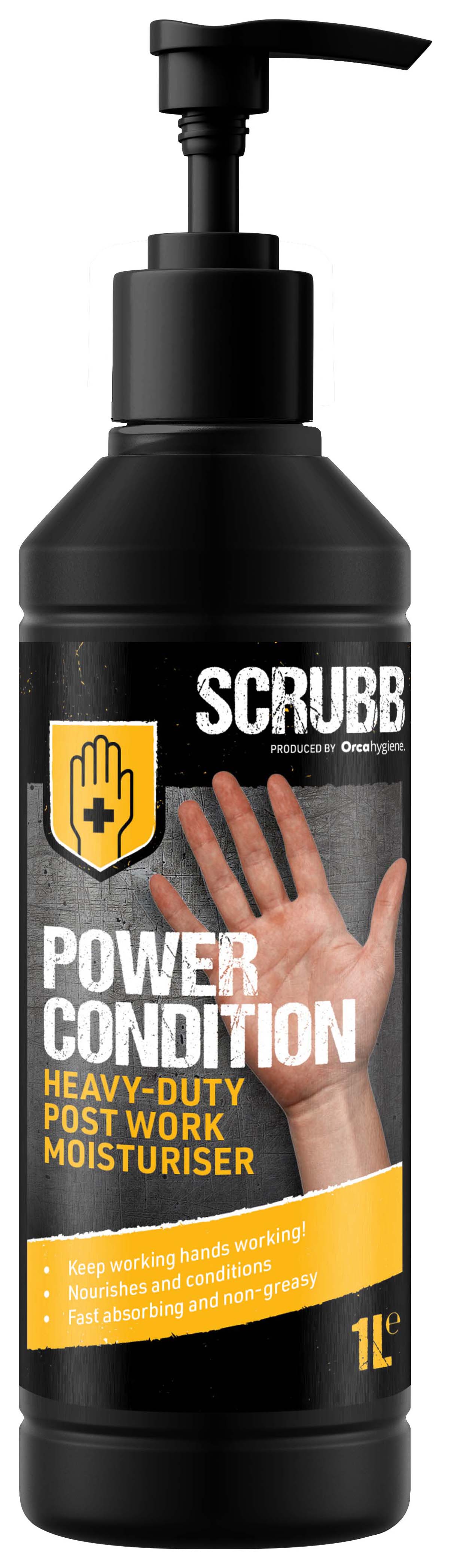 SCRUBB Power Condition Heavy Duty Post Work Moisturiser - 1L