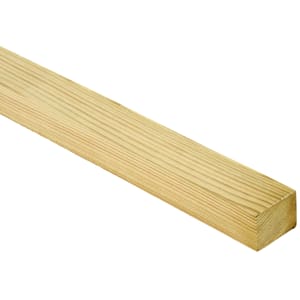 Wickes Treated Sawn Timber - 22 x 47 x 2400mm - Pack of 150