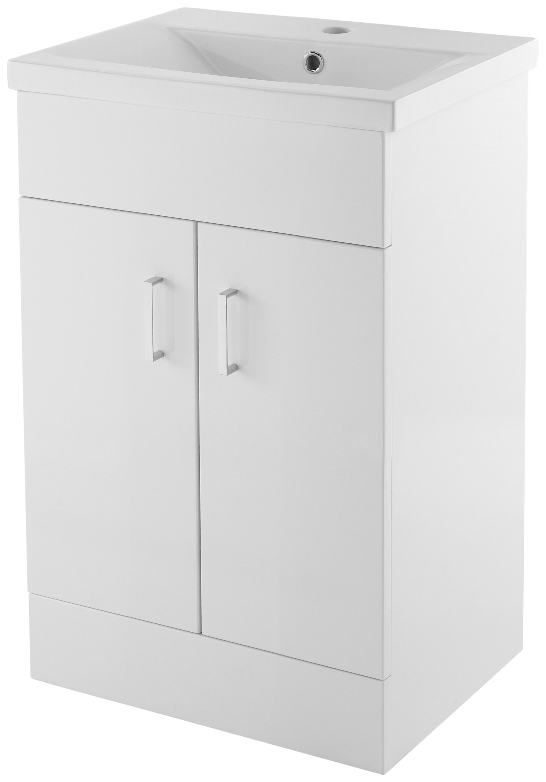 Nuie Eden White Gloss Vanity Unit & Basin