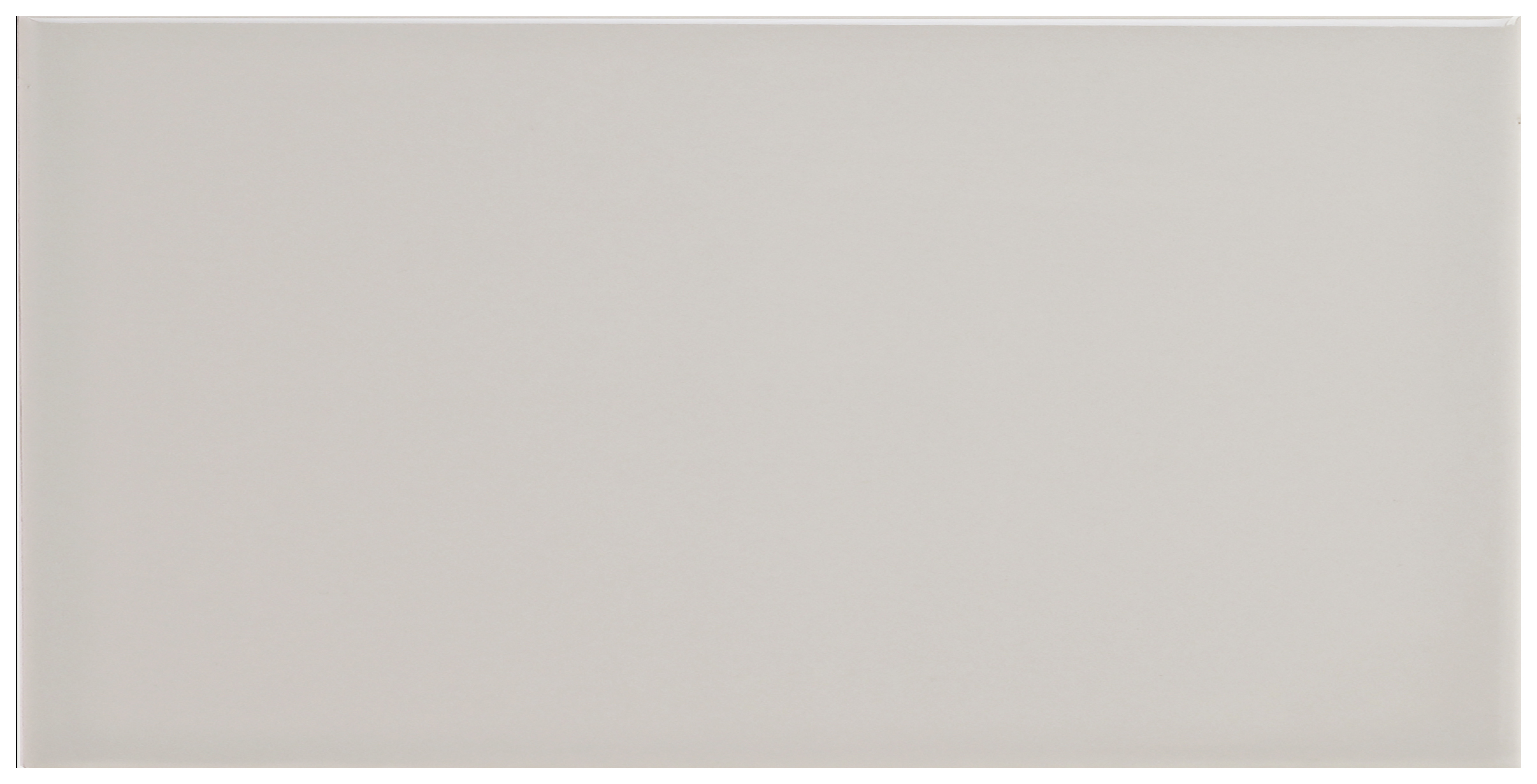 Wickes Cosmopolitan Light Grey Ceramic Wall Tile 200 x 100mm Single