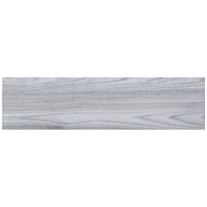 Wickes River Grey Wood Effect Porcelain Wall & Floor Tile - 150 x 600mm - Sample