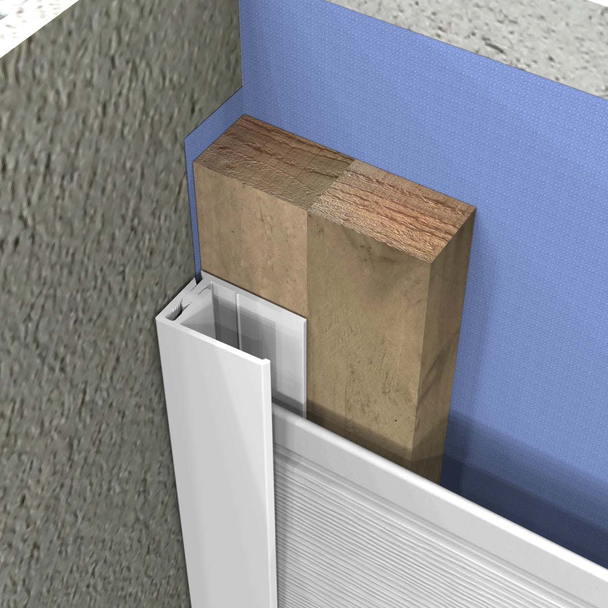 2 Part Anthracite Grey Internal Edge Trim 21 x 40 x 3000mm Wickes.co.uk