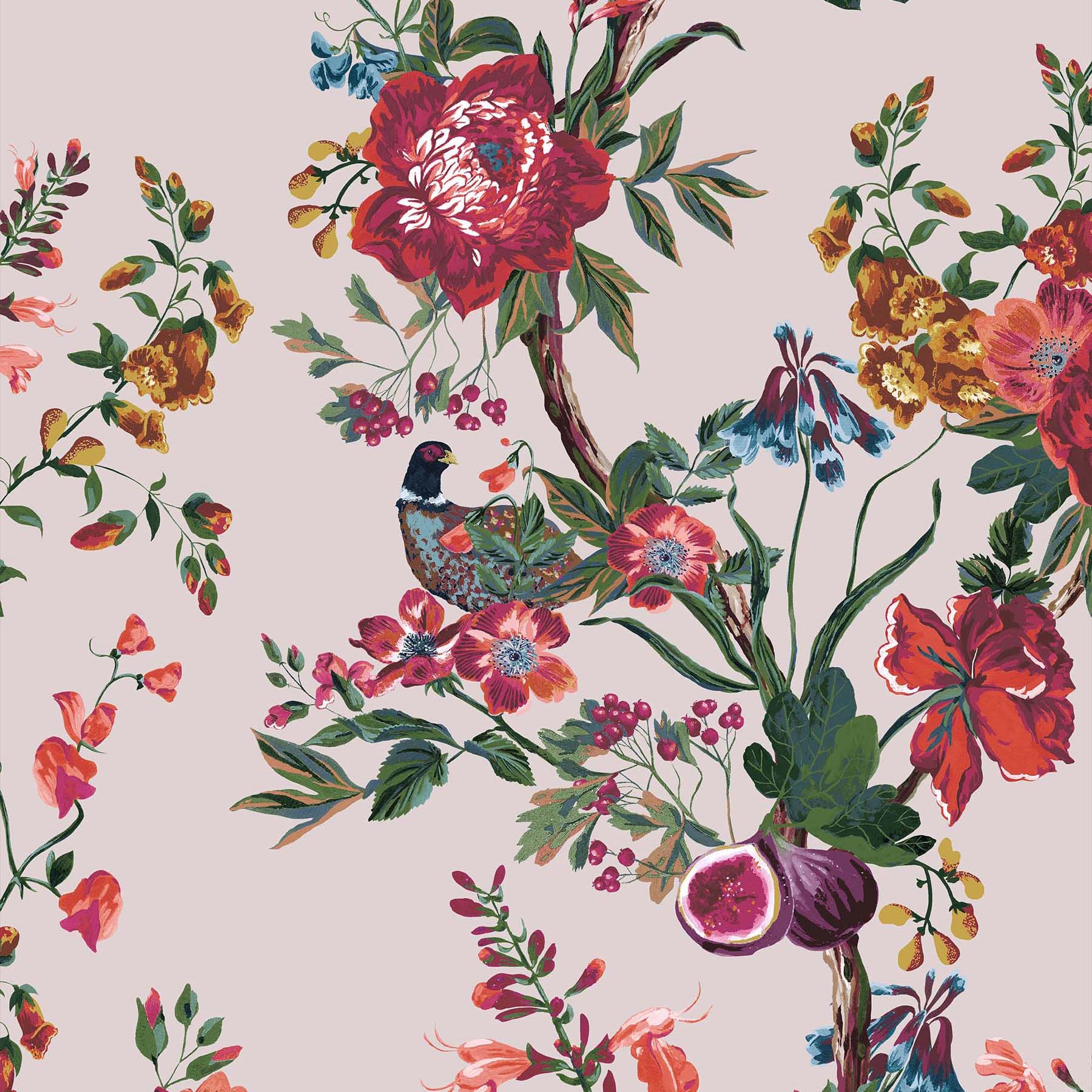 Joules Forest Chinoiserie Antique Crème Wallpaper - 10m x 52cm
