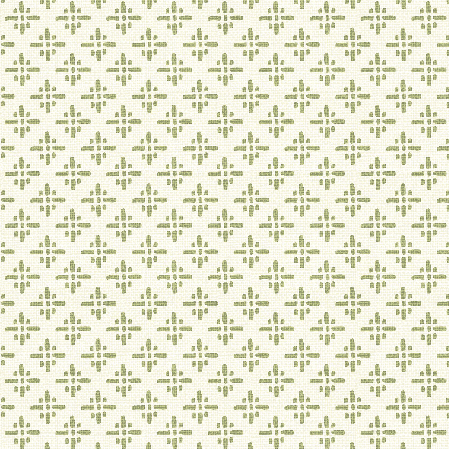 Joules Beckett Star Olive Green Wallpaper - 10m