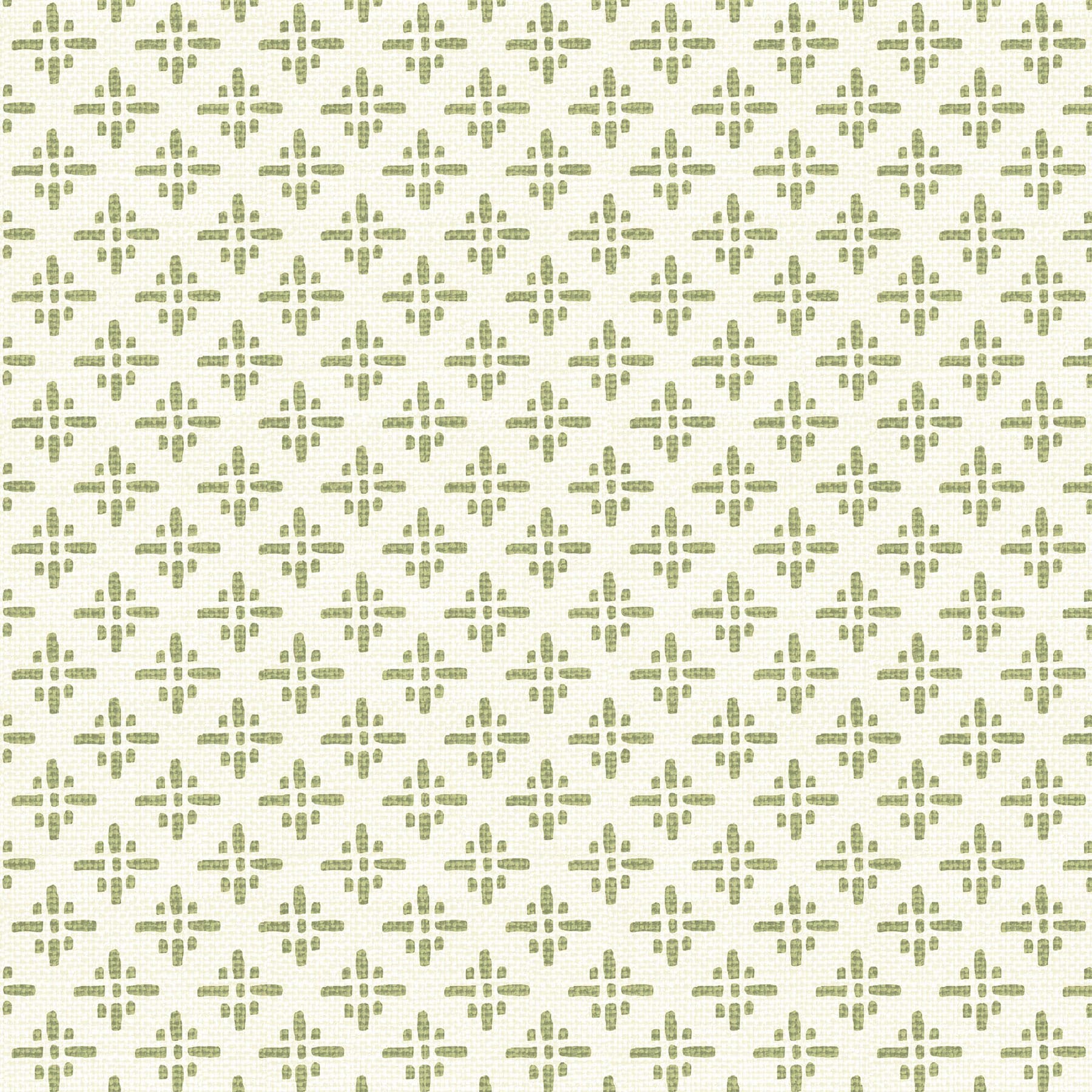 Joules Beckett Star Olive Green Wallpaper - 10m