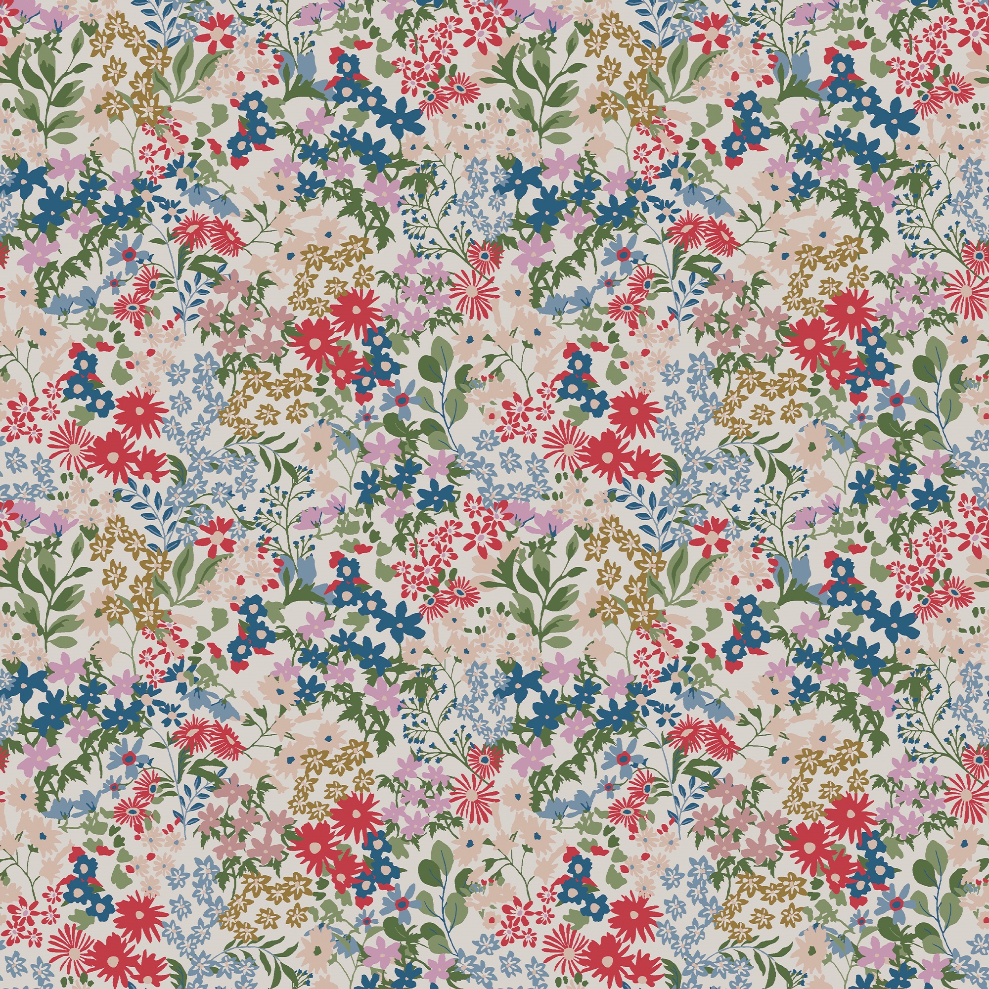 Joules Joules Sanders Ditsy Crme Wallpaper - 10m x 52cm