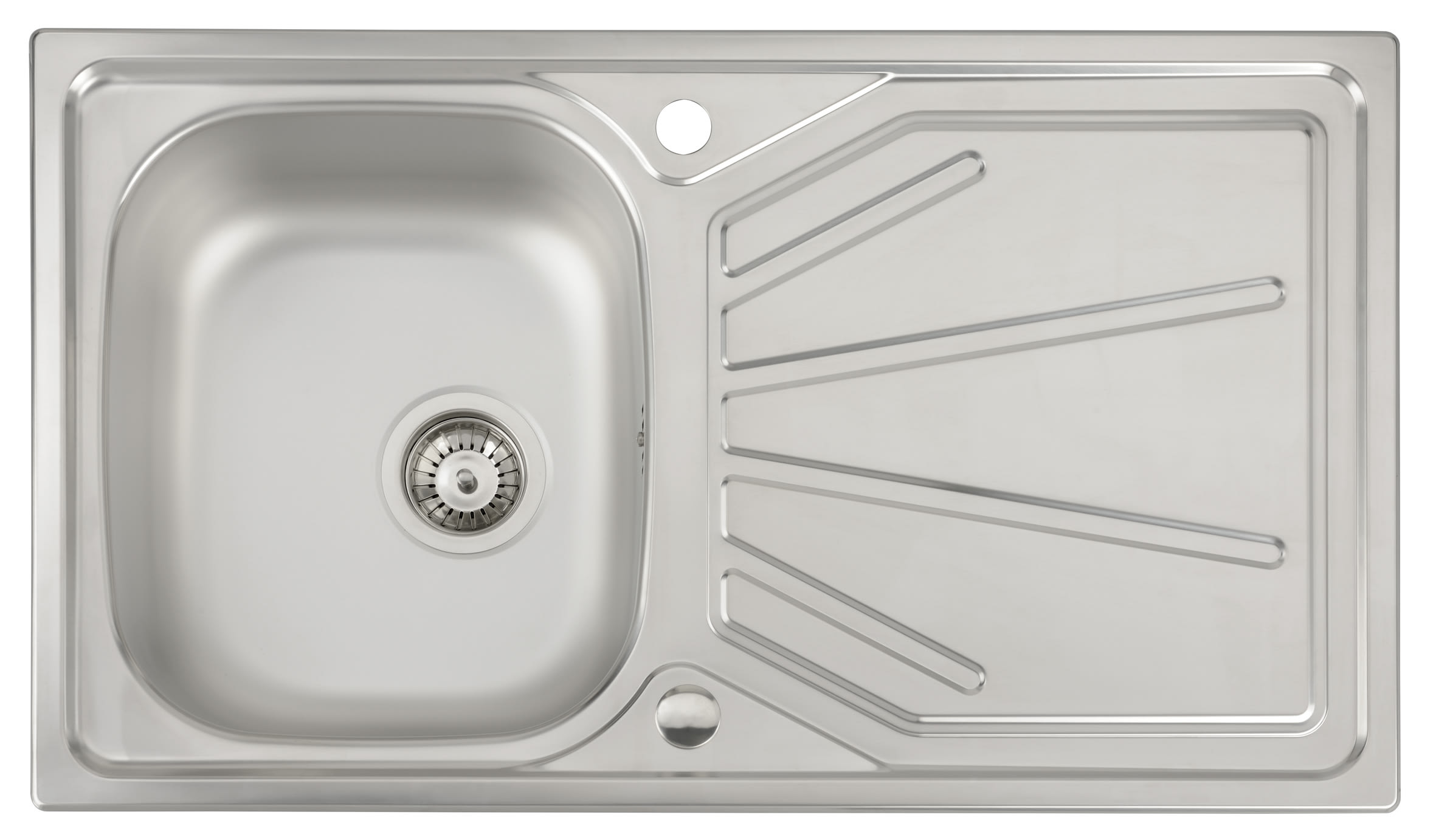 Abode Trydent 1 Bowl Sink - Stainless Steel
