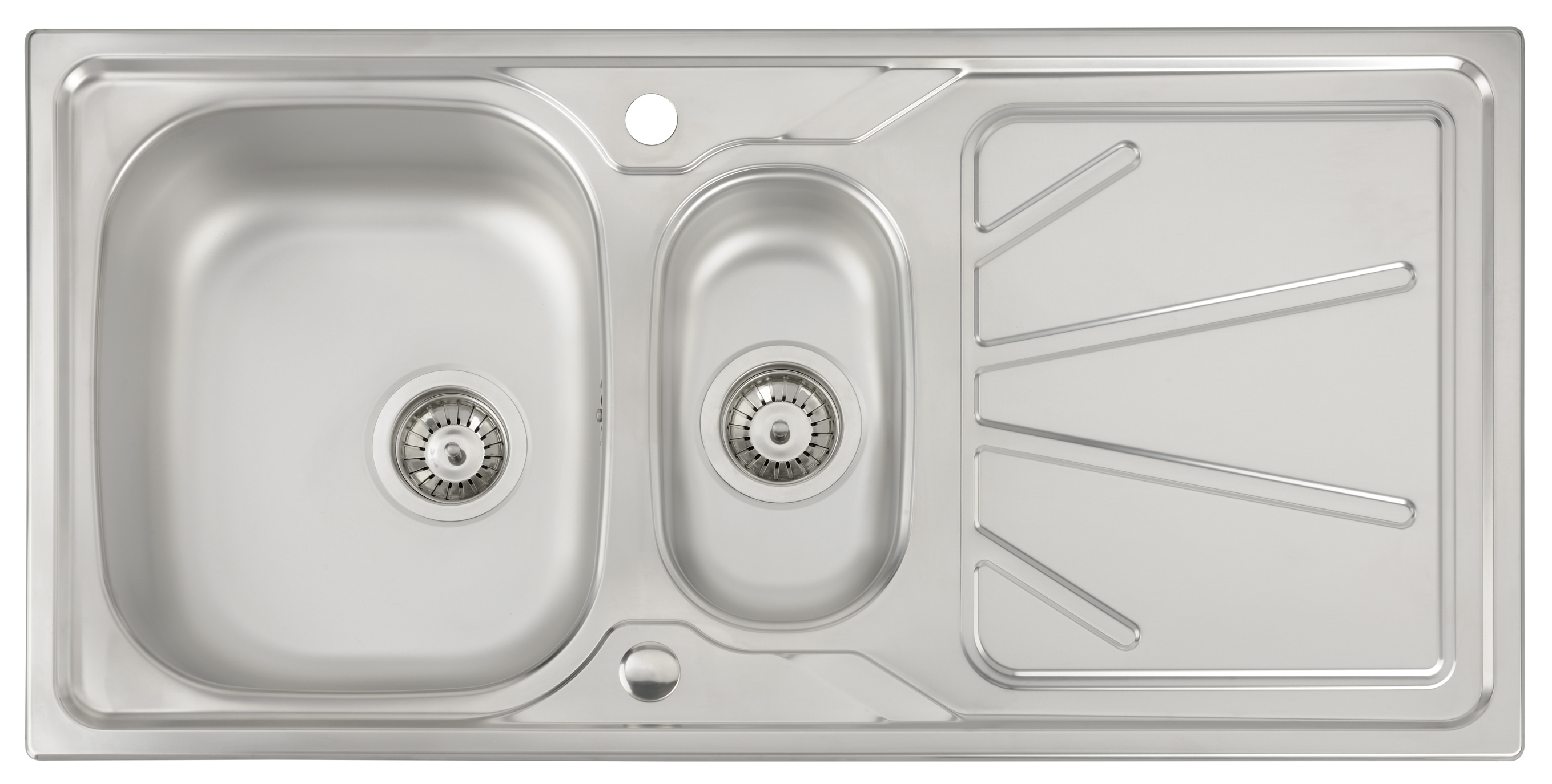 Abode Trydent 1.5 Bowl Sink - Stainless Steel