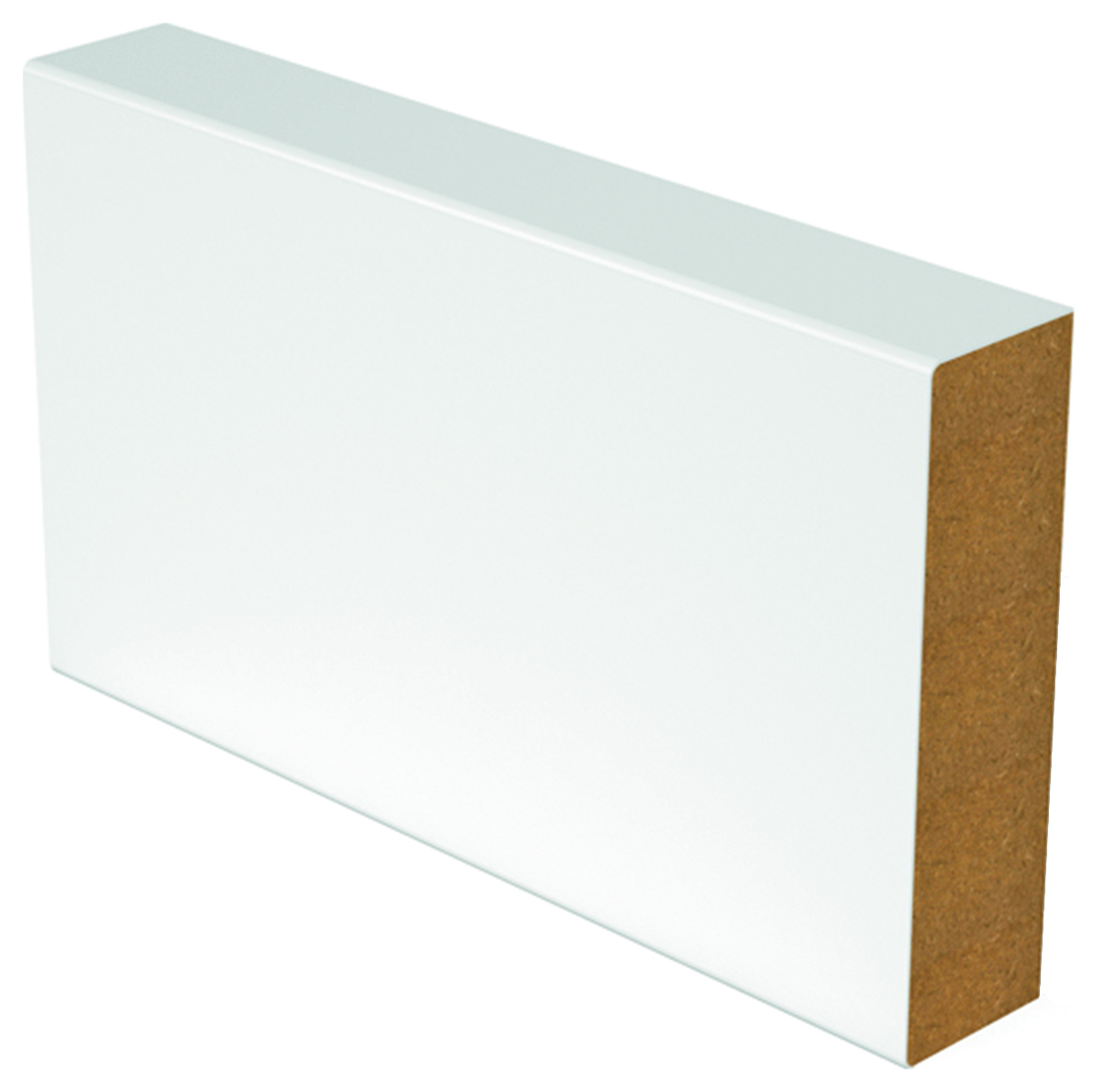 Wickes Square Edge White MDF Skirting - 18 x 119 x 2400mm