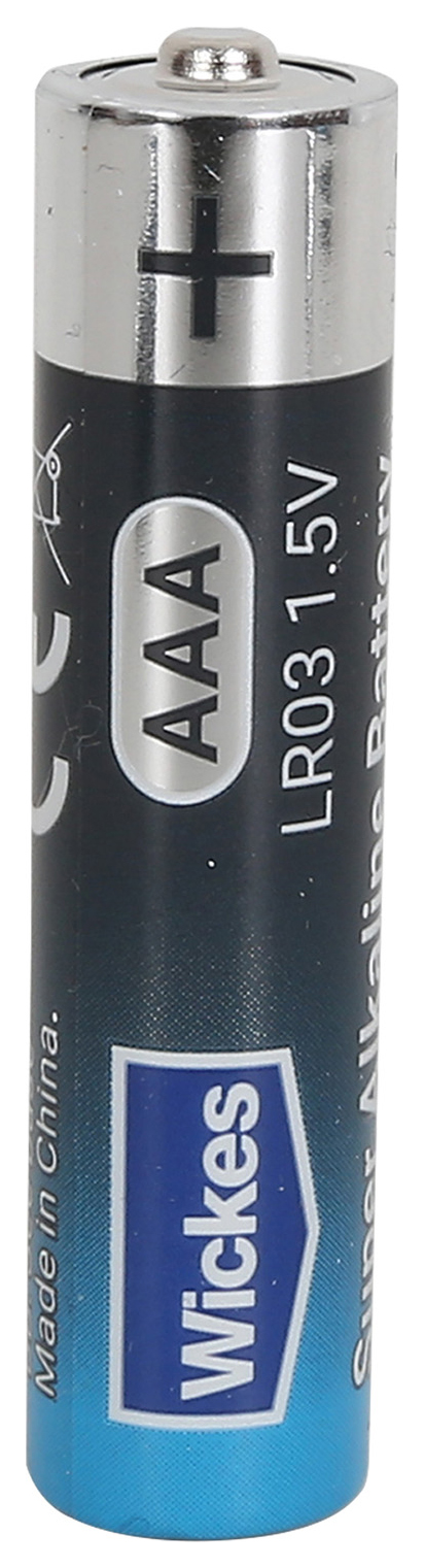 Wickes Super Alkaline AAA Batteries - Pack of 8