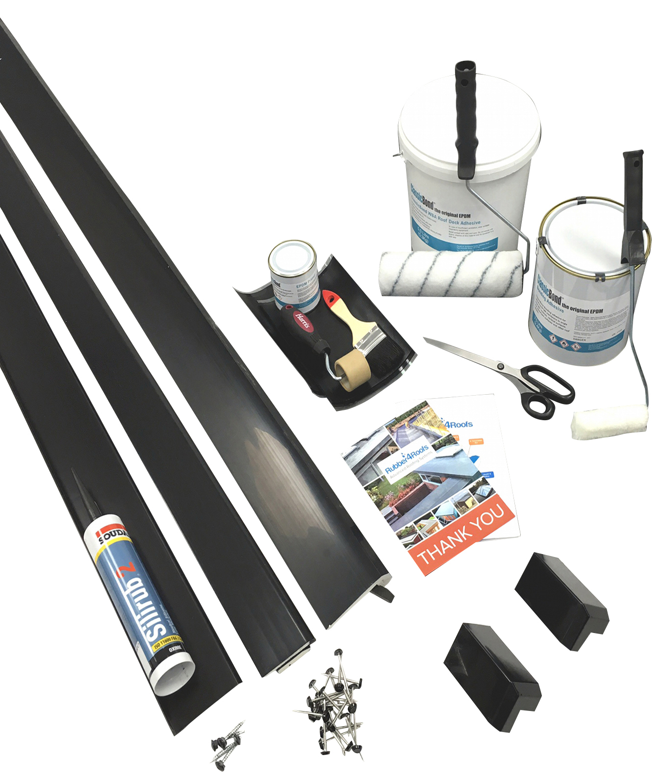 ClassicBond Porch Roof Kit with Anthracite Grey Trim