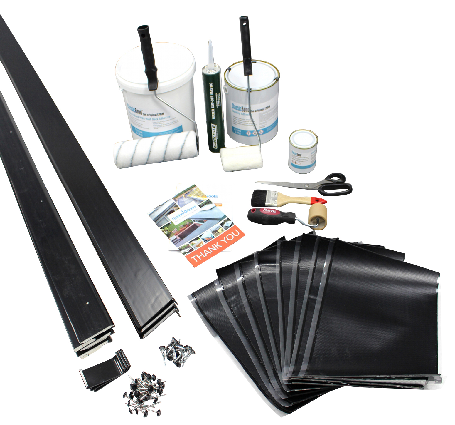 ClassicBond Orangery Roof Kit with White Trim - 3 x 6m