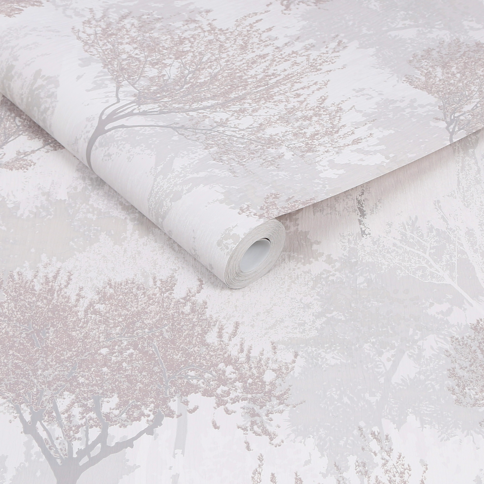 Superfresco Easy Birch Mauve Wallpaper - 10m x 52cm