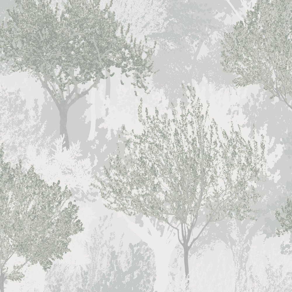 Superfresco Easy Birch Sage Wallpaper - 10m x 52cm