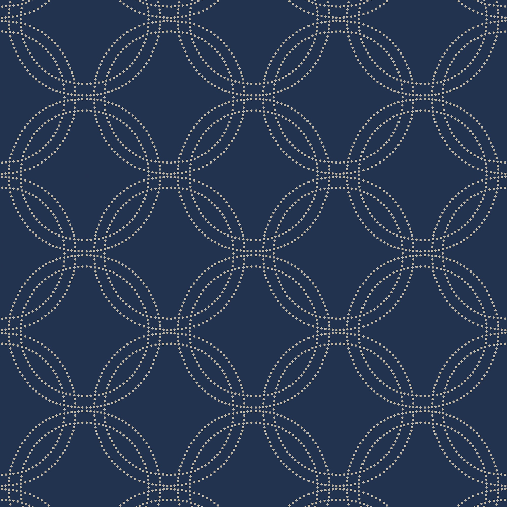 Superfresco Easy Serpentine Navy Wallpaper - 10m x 52cm