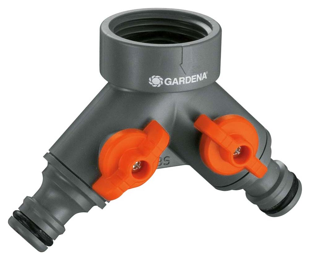 Gardena Twin Tap Connector - Connect 2 Hoses