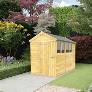 DIY Sheds Apex Shiplap Pressure Treated Shed - 5 x 10ft