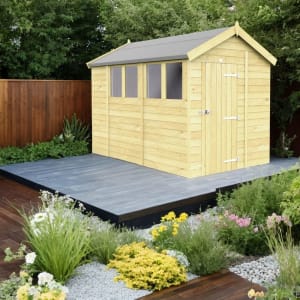 DIY Sheds Apex Shiplap Pressure Treated Shed - 6 x 10ft