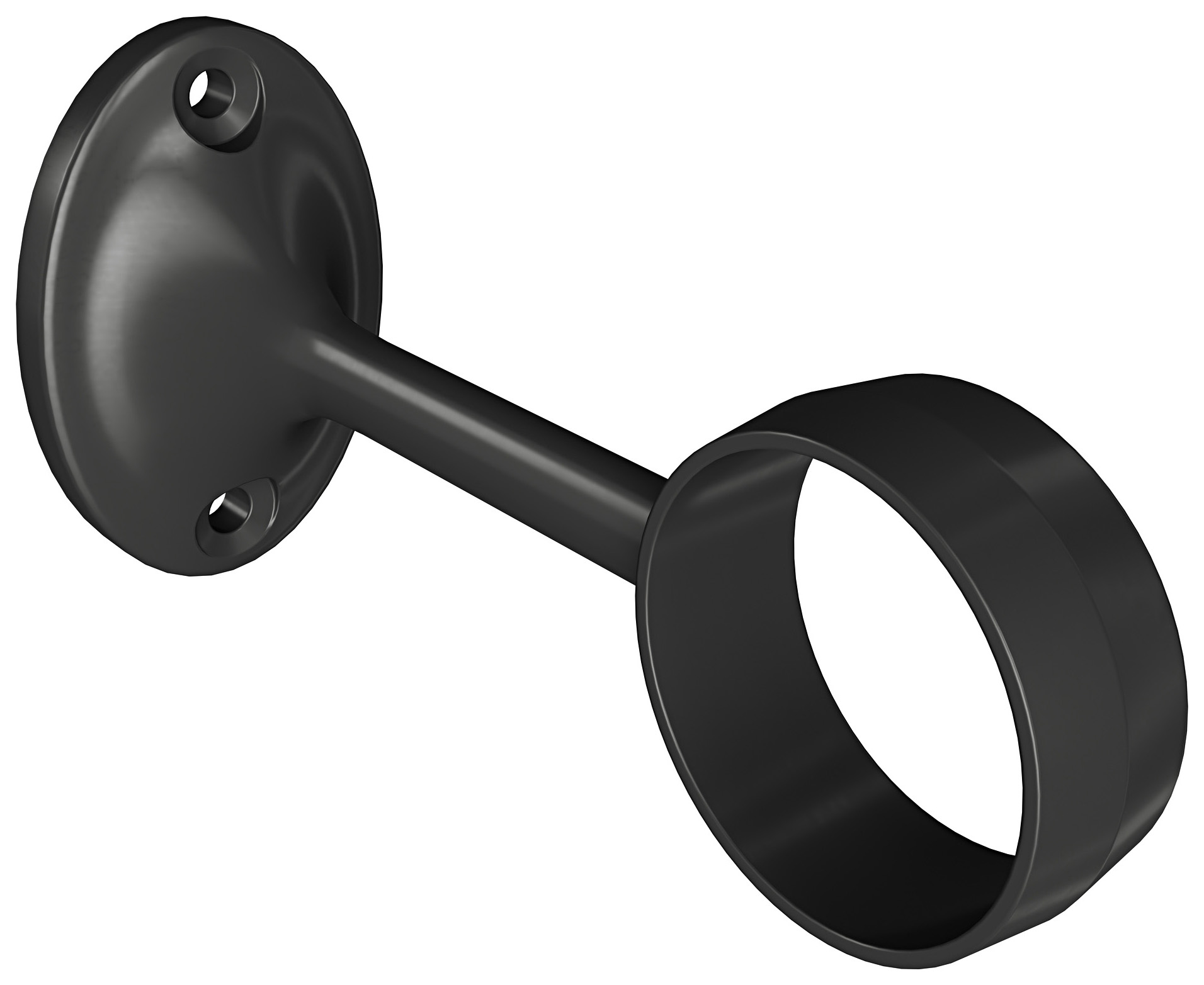 Rothley Matt Black Deluxe Centre Bracket - 25mm