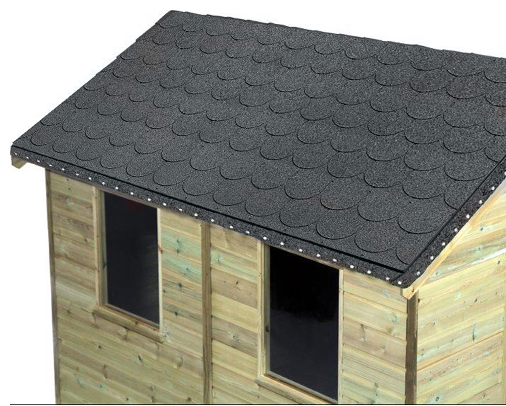 Onduline Bardoline Slate Round Roofing Shingles - 2m2 - Pack of 14