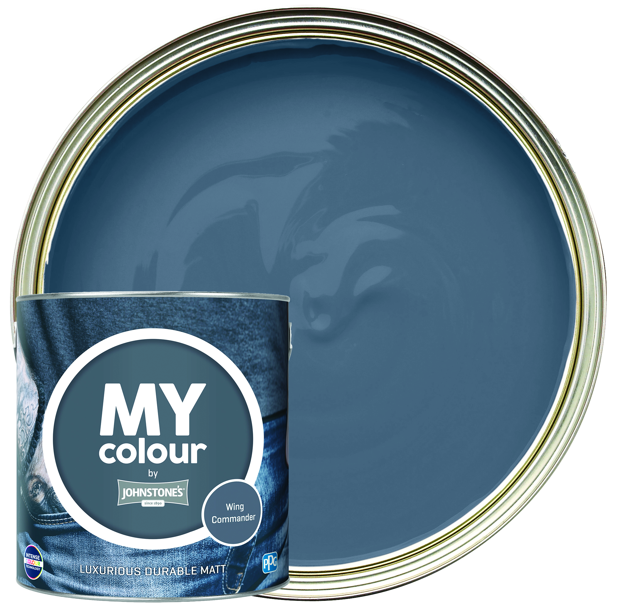 MY colour by Johnstone's - Durable Matt Emulsion Paint - Wing Commander - 2.5L