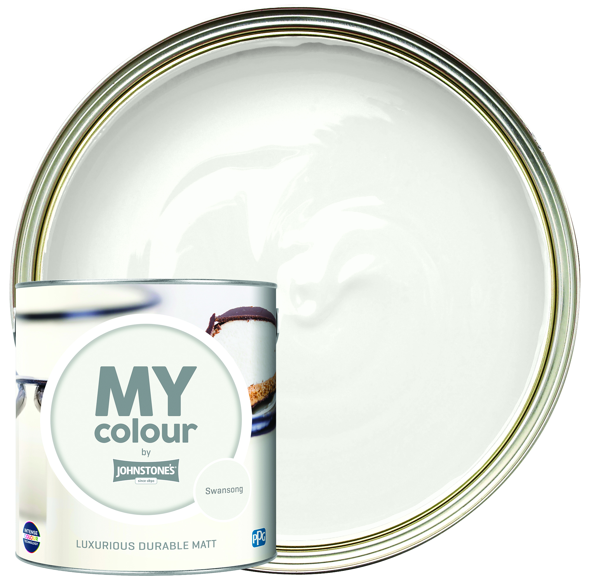 MY colour by Johnstone's - Durable Matt Emulsion Paint - Swansong - 2.5L
