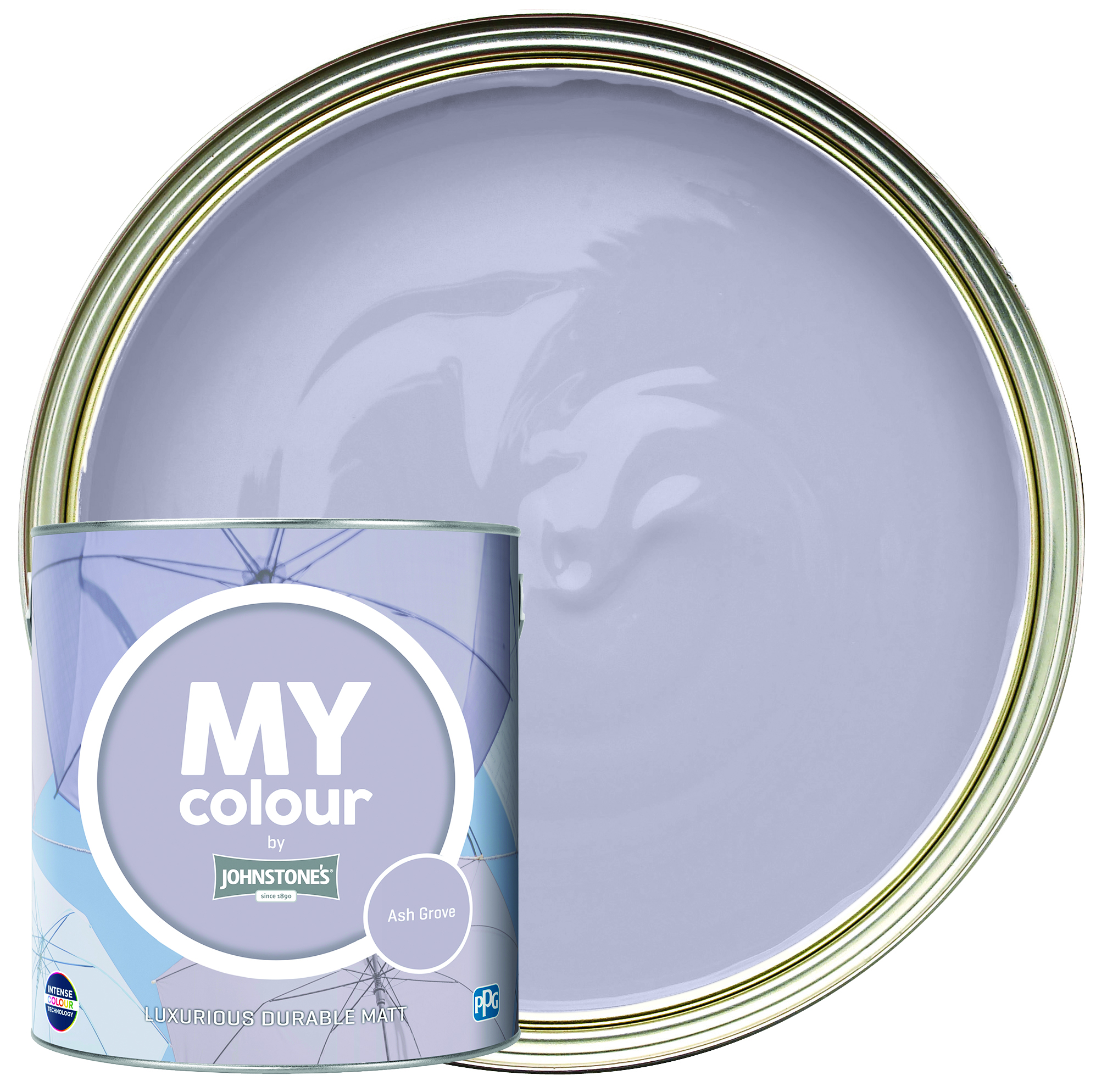 MY colour by Johnstone's - Durable Matt Emulsion Paint - Ash Grove -2.5L