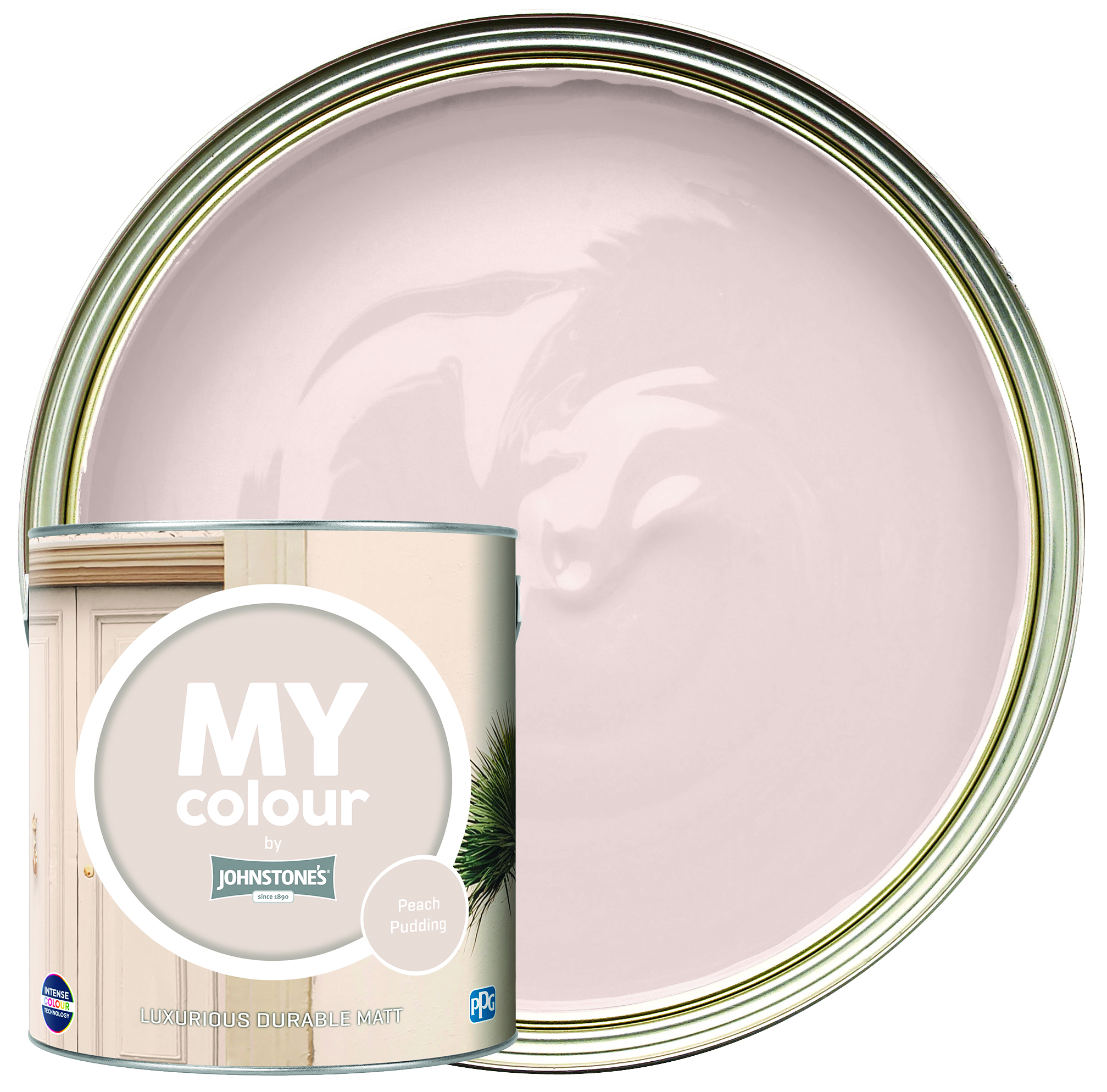 MY colour by Johnstone's - Durable Matt Emulsion Paint - Peach Pudding - 2.5L