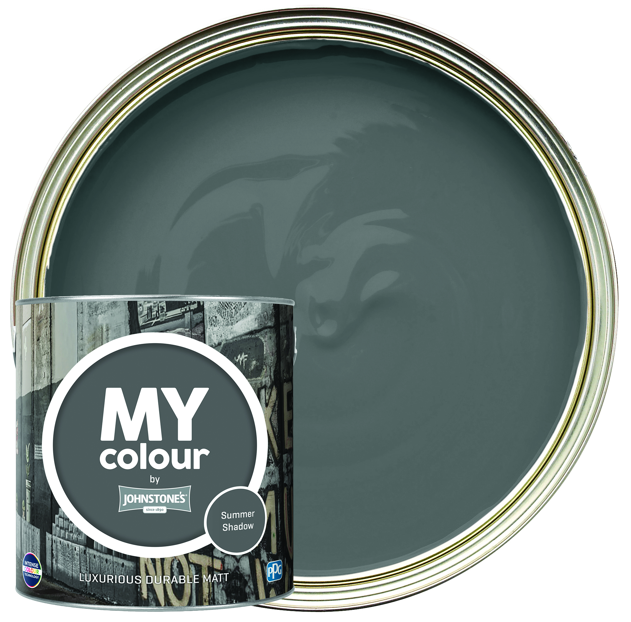 MY colour by Johnstone's - Durable Matt Emulsion Paint - Summer Shadow - 2.5L