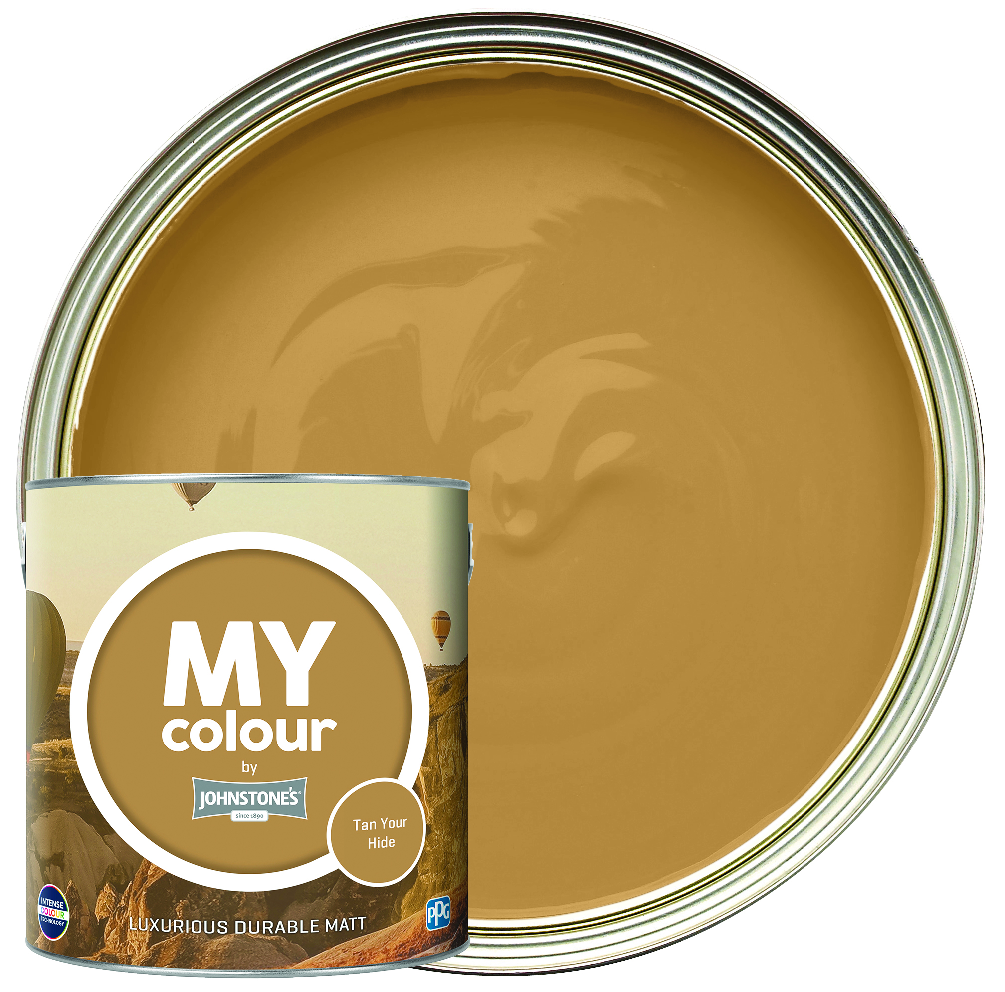 MY colour by Johnstone's - Durable Matt Emulsion Paint - Tan Your Hide - 2.5L