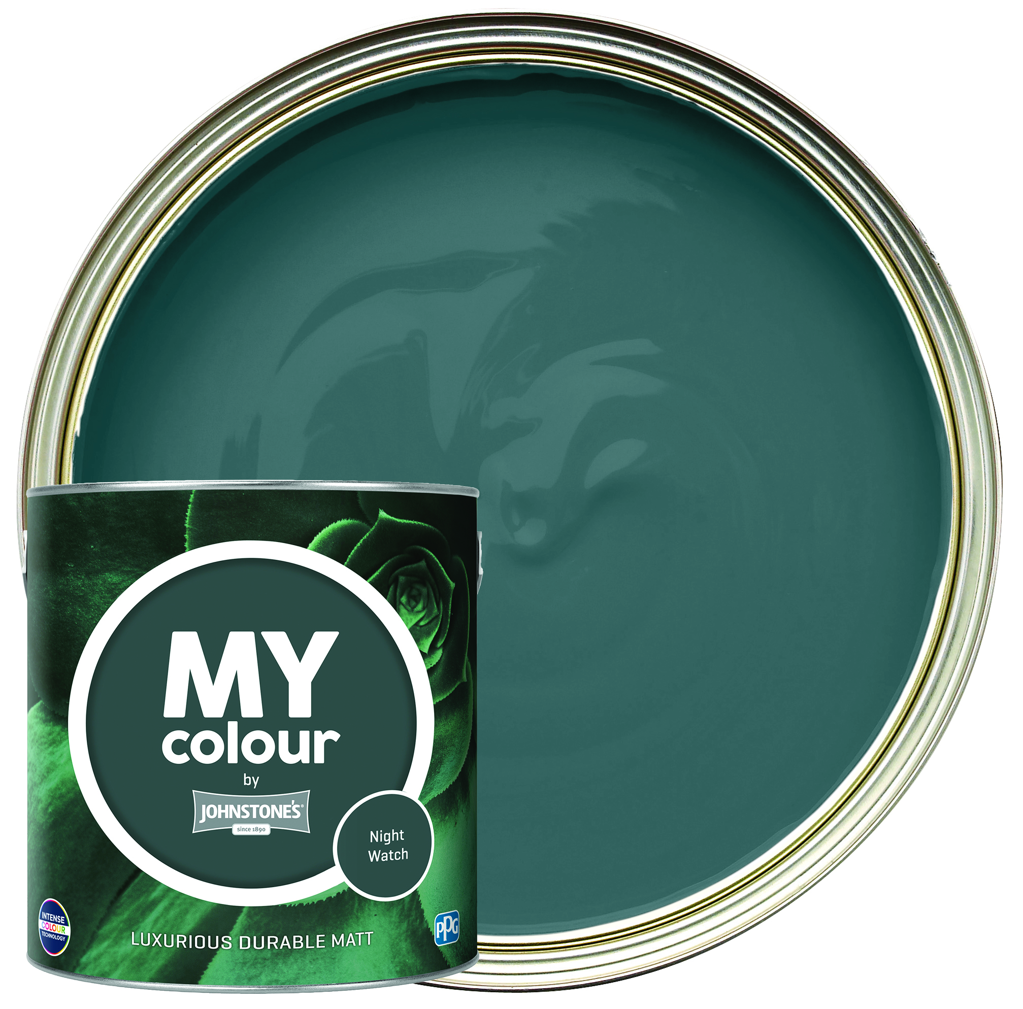 MY colour by Johnstone's - Durable Matt Emulsion Paint - Night Watch - 2.5L