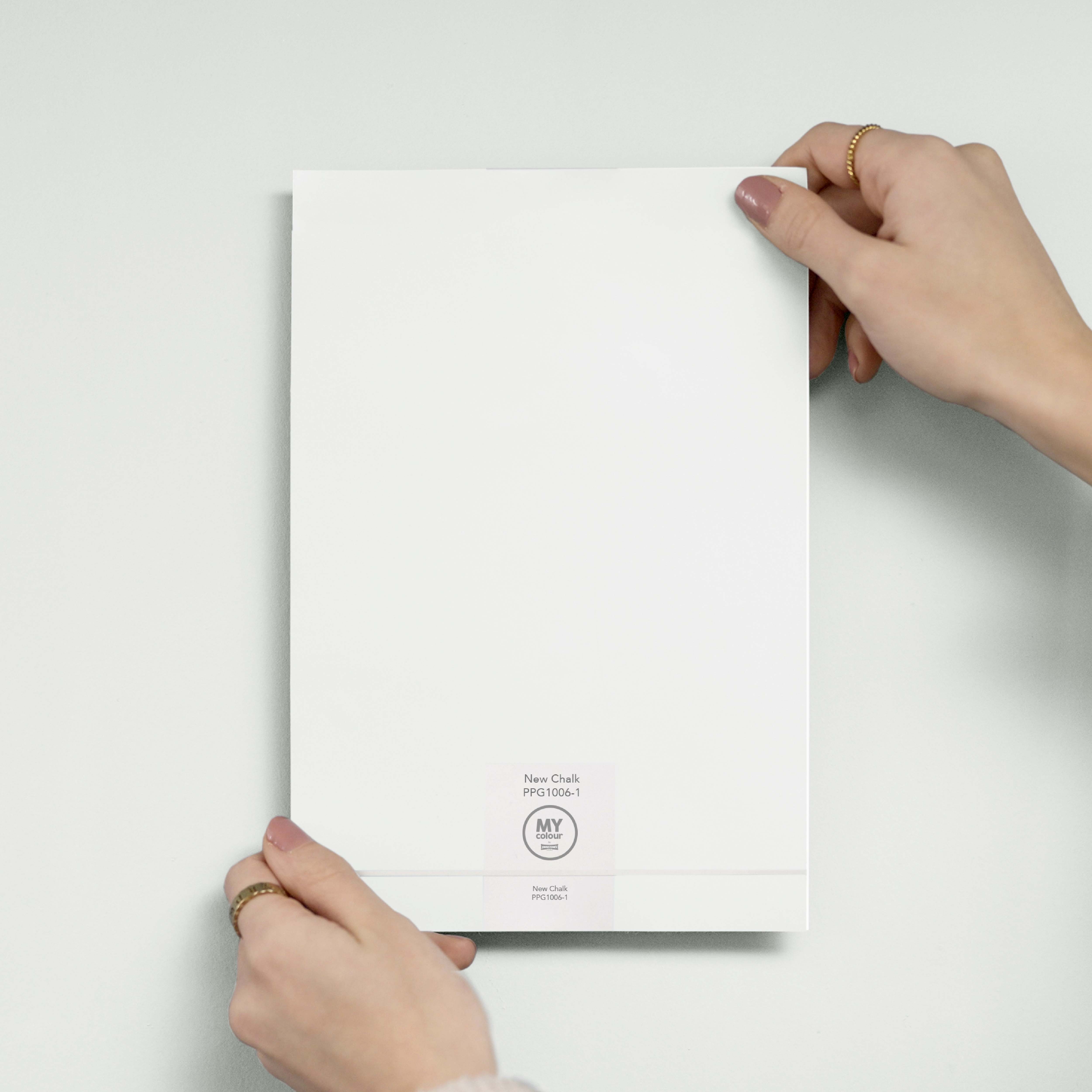 MY colour by Johnstone's - Peel & Stick Colour Testers - New Chalk