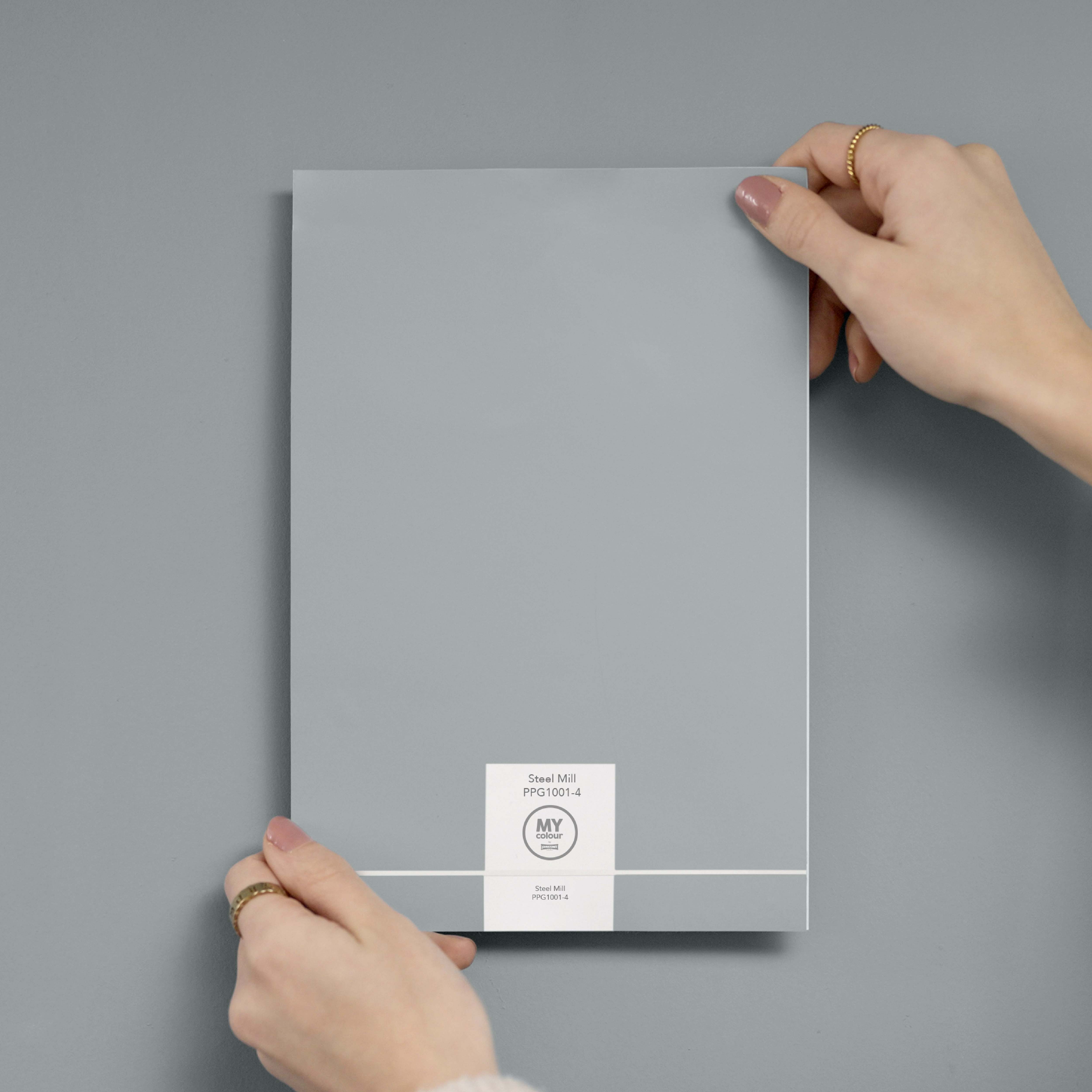 MY colour by Johnstone's - Peel & Stick Colour Testers - Steel Mill