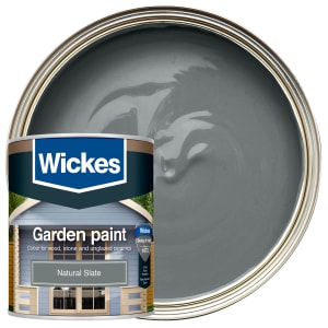 Wickes Garden Colour Matt Wood Treatment - Natural Slate - 1L