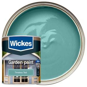Wickes Garden Colour Matt Wood Treatment - Timeless Teal - 1L