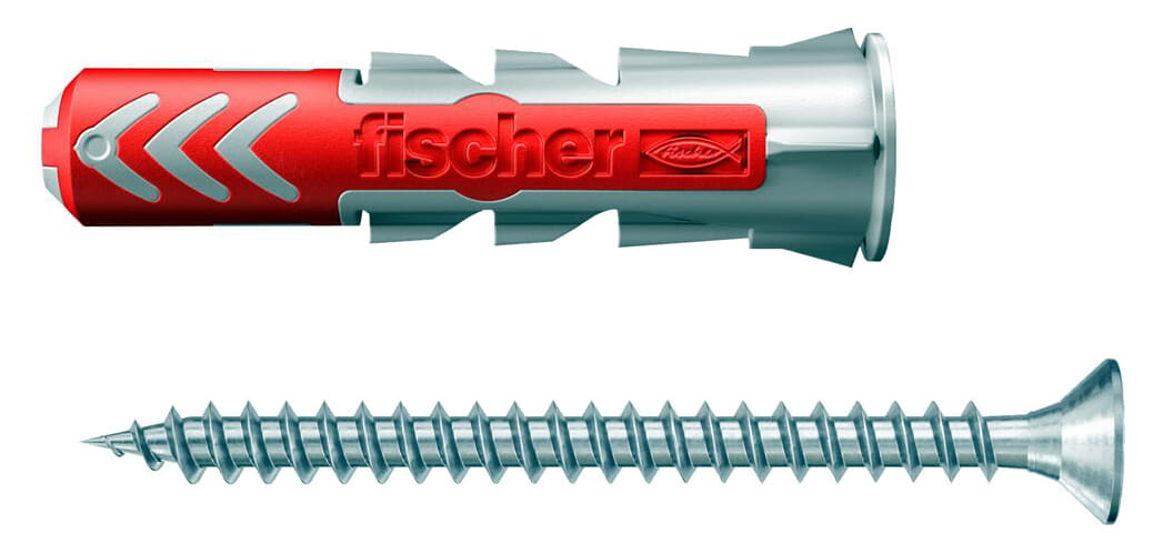 Fischer Duopower Nylon Wall Plug with Screws 8