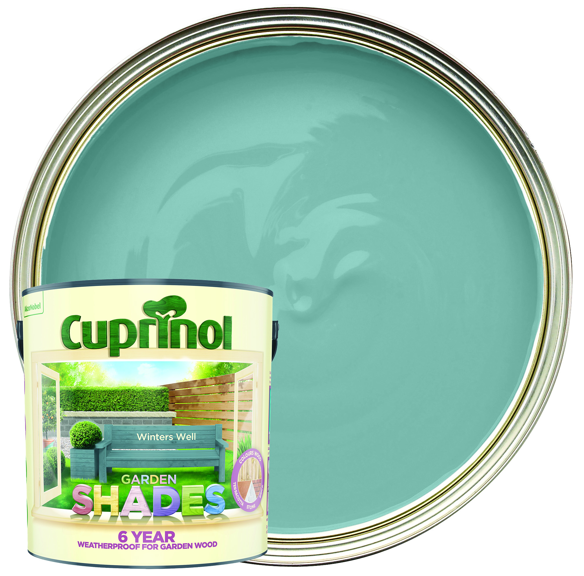 Cuprinol Garden Shades Matt Wood Treatment - Winters Well - 2.5L