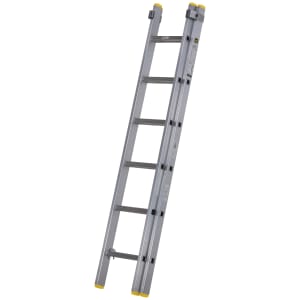 Werner Square Rung Double Extension Ladder - Max Height 2.95m
