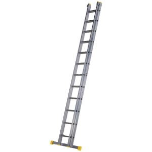 Werner Square Rung Double Extension Ladder - Max Height 6.09m