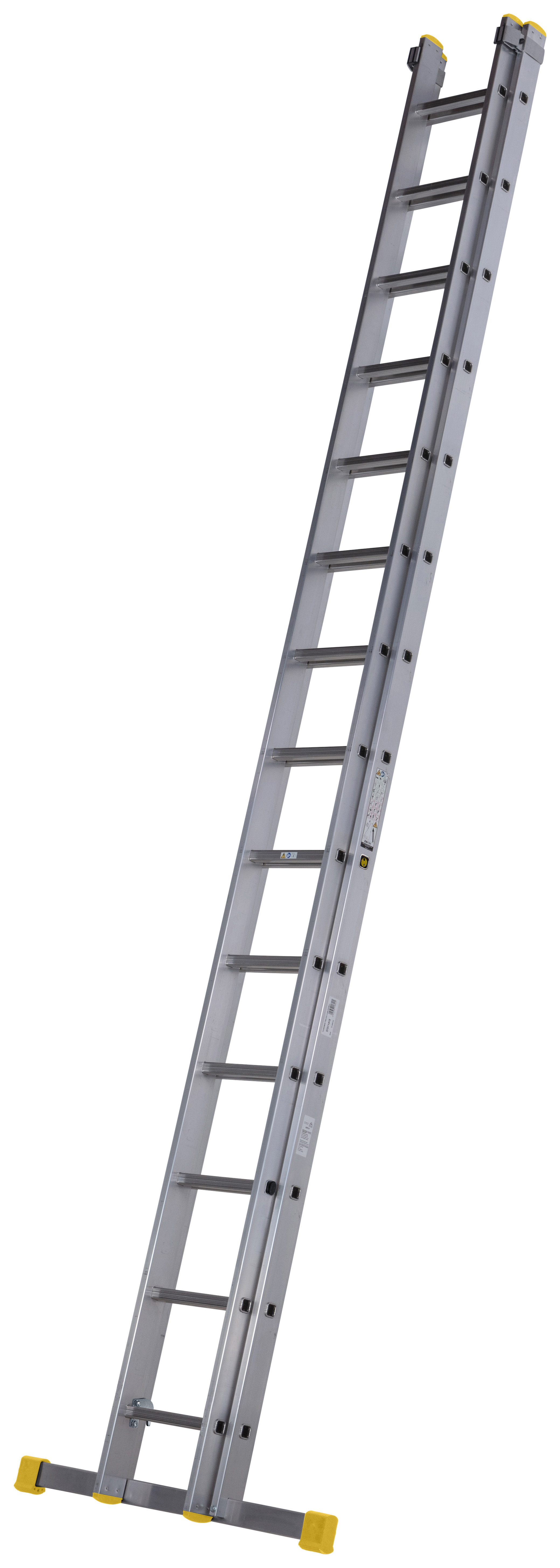 Werner Square Rung Double Extension Ladder - Max Height 7.21m
